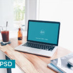 Macbook Pro at The Window Mockup