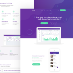 Spiky Salon Software Landing Page PSD Template