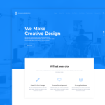 Charu Design – Free Website PSD Template