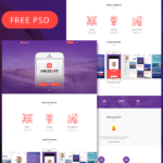 Free PSD – Neuzort Landing Page Template