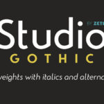 Studio Gothic Typeface