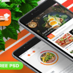 Yonia – Food Recipes iOS App UI (PSD)