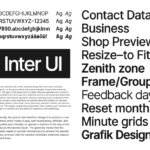 Inter UI Font Family