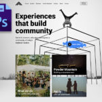 Free Event, Blog Landing Page PSD