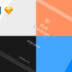 Free iPad Vector Presentation Mockups (Sketch, PSD)