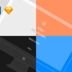 Free iMac & MacBook Vector Mockups