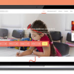 Free School Landing Page Website PSD