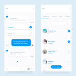 Mobile Chat App Design
