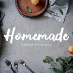 Homemade Brush Typeface