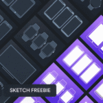 Free Outline Mockups for Wireframing (.Sketch)