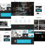 Free Nextwo Business Website Template (Sketch)