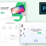 Free SuperApp Landing Page PSD
