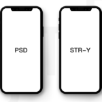 Free Minimalist iPhone X PSD
