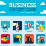 Business Icon Set For The Startup World (28 Icons, 5 Formats)