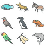 Extinct Animals Icon Set