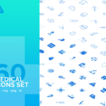 Medical Icon Set (60 Icons, AI, EPS, SVG, PNG)
