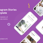Free Instagram Stories PSD Template