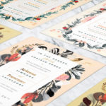 Free Blush Noir Wedding Invitations