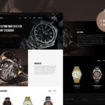Free .PSD Watch Store Website Template