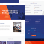 Free Lawyer Website PSD