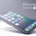 iPhone X Realistic Mockup