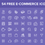 54 Free eCommerce Icons