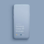 Samsung Galaxy S9 Mockup – Top View (PSD & Sketch)