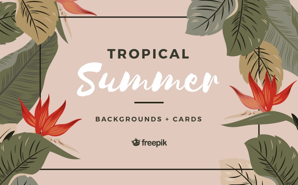 Free Tropical Summer Backgrounds
