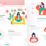Covid-19 Landing Page for Figma