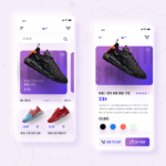 Shoes Store Concept App – Adobe XD