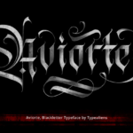 Aviorte Blackletter Font (OTF, TTF, AI, EPS)