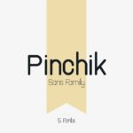 Pinchik Sans-Serif Font (Free version)