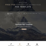 Waxom – Free Homepage PSD Template