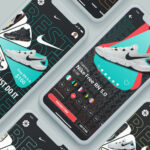 Nike Brand UI/UX Mobile Template (10 Screens)