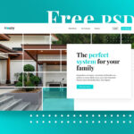 Free Houzy Website PSD Template