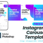 Free Instagram Carousel Template (5 Slides, PSD)