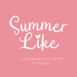 Summer Like Font Duo (Free Version)