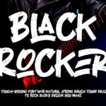 Black Rocker Font – Free Version