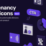Feenancy 3D Icons Free Demo