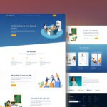 AgencyZone – Free Landing Page Design (Adobe XD)