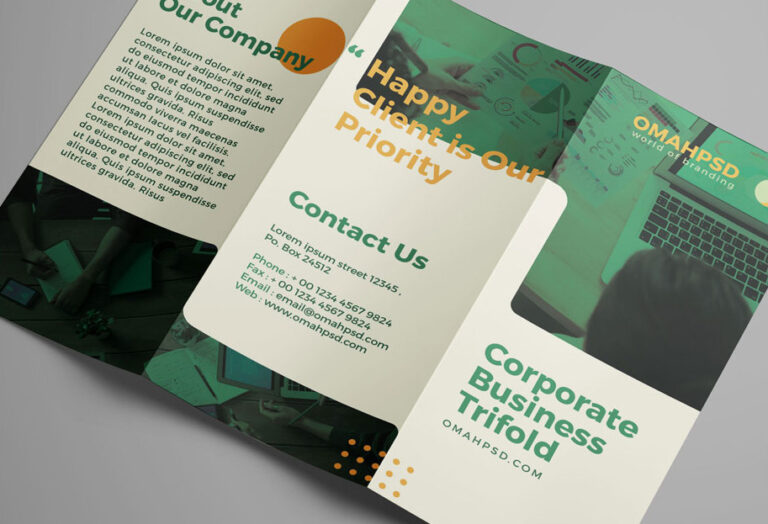 Free Business Trifold Brochure Template