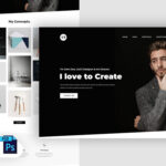 Free Portfolio Landing Page Design (PSD)