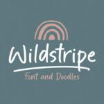 Wildstripe | Font & Doodles (Free for personal use)